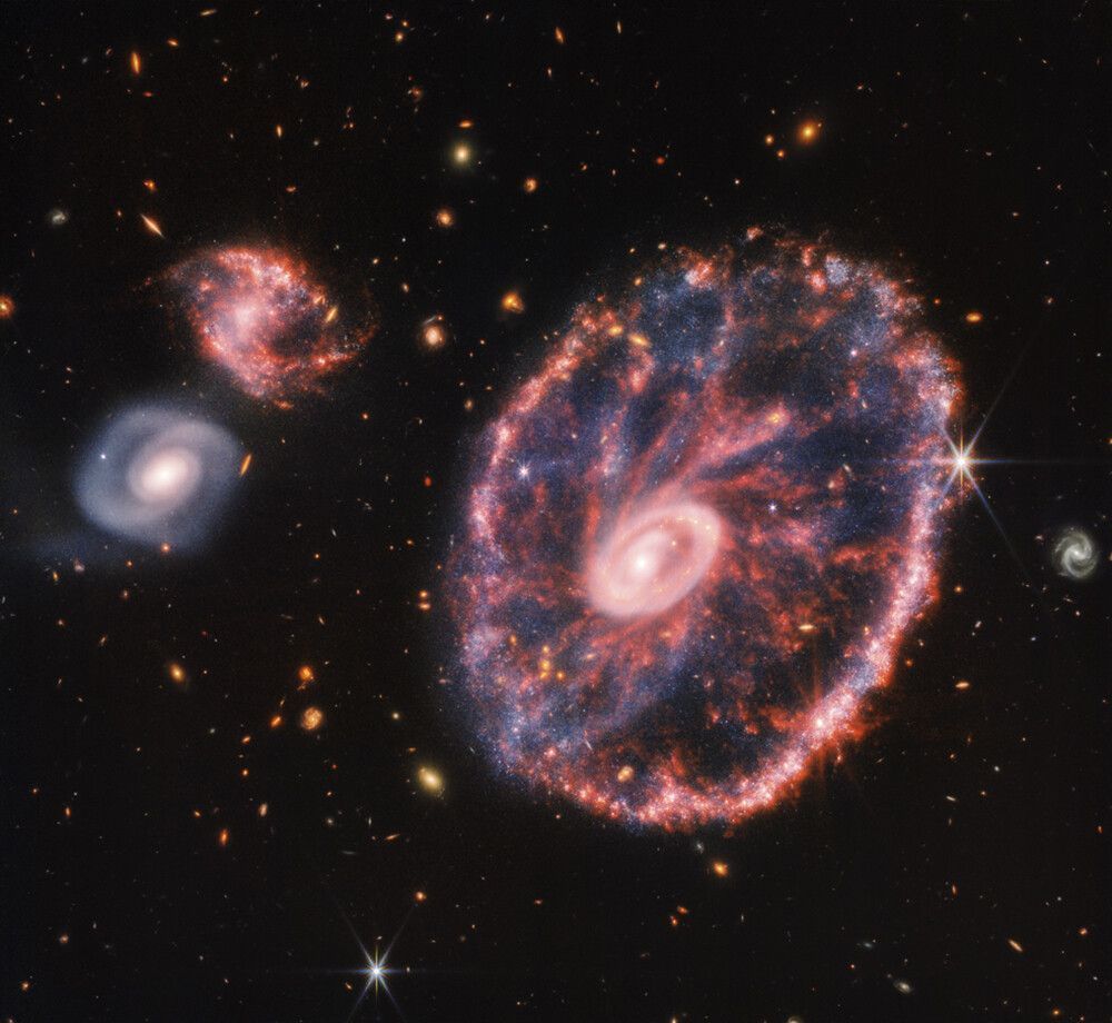 &#8220;James Webb&#8221;-Teleskop schickt Bild von kreisförmiger Galaxie