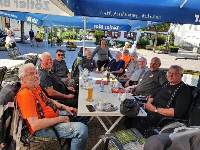 Die PVÖ-Motorradfahrer machten eine Tour ins Tannheimer Tal. PVÖ