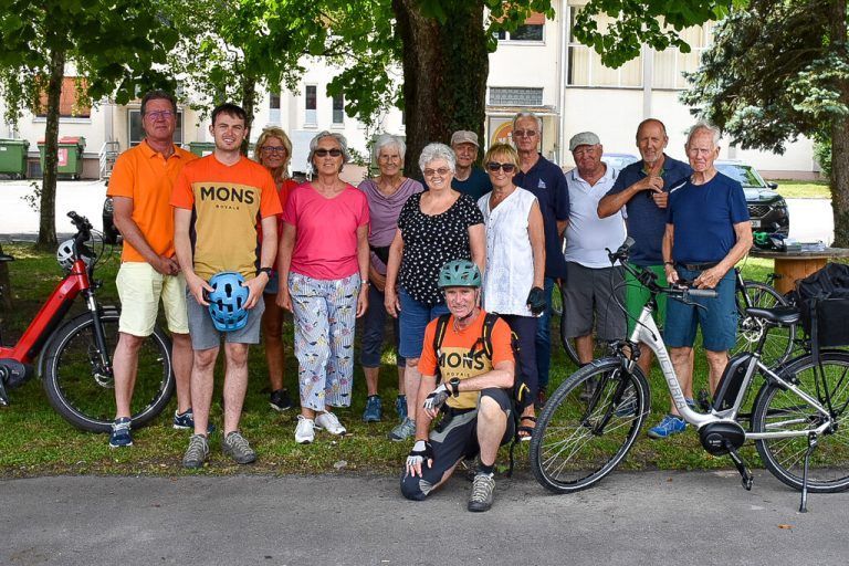 Die Teilnehmer des E-Bike-Kurses.SB lochau