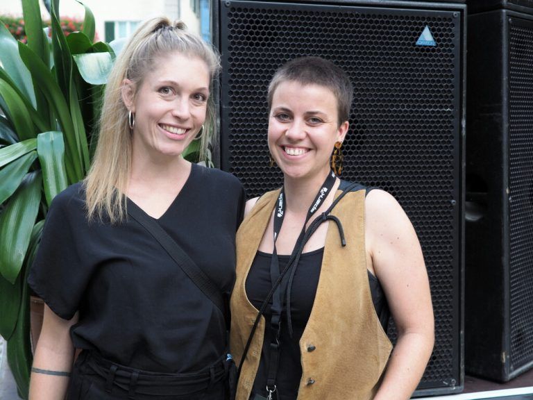 Jasmine Türk und Manuela Rauhut (Kulturbüro Bludenz).
