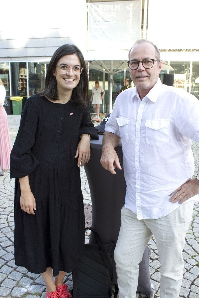 Katharina Gartmann und Teddy Maier von der WKV.