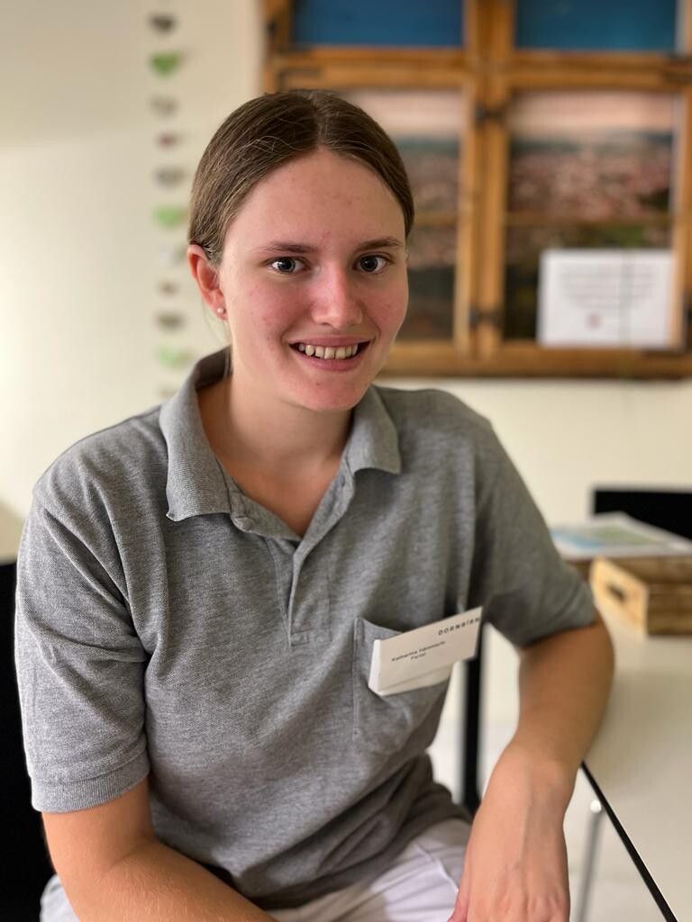 Katharina Hämmerle ist als Ferialerin in der Ambulanz tätig.Stadt