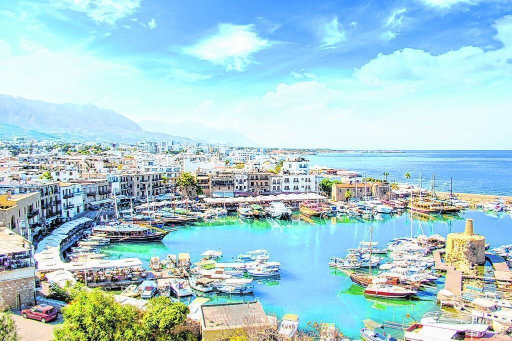 Die beschauliche  Hafenstadt Kyrenia