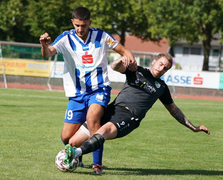Marcel Winsauer mit vollem Einsatz. F. Kopf
