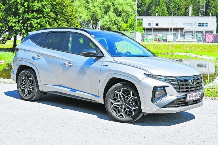 Optisch tanzt der Hyundai Tucson aus der Reihe, was in seinem Fall ein Kompliment ist.VN/Lerch