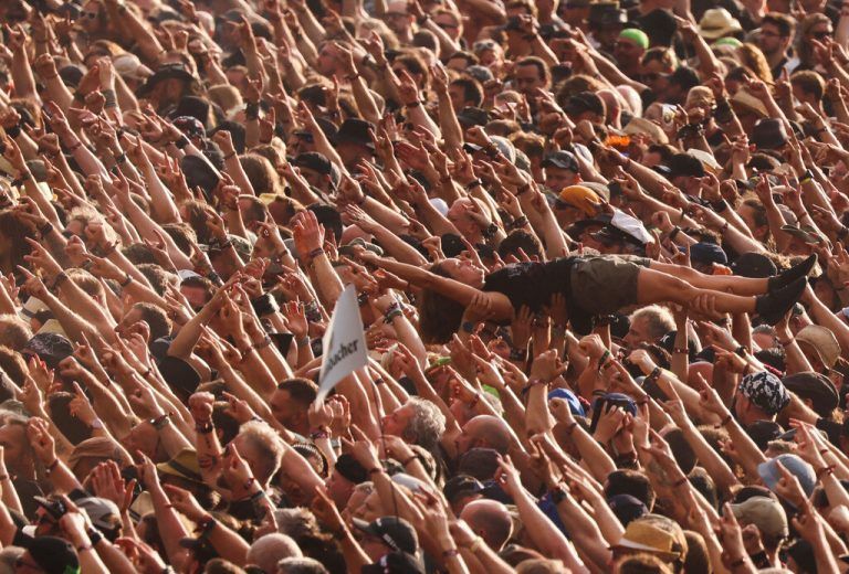 Rund 100.000 Besucher kamen nach zwei Jahren Corona-Pause zum Heavy-Metal-Festival Wacken nach Schleswig-Holstein. Reuters