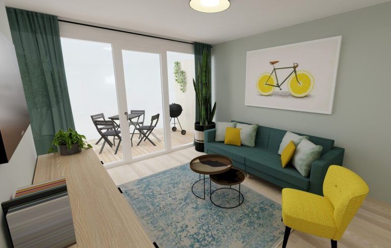 So könnte das Wohnzimmer in den neuen Sutterlüty-Mitarbeiterwohnungen aussehen. FA