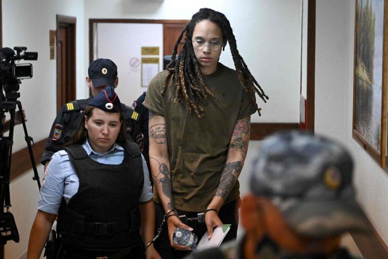 US-Basketballerin Brittney Griner wurde in Moskau wegen Cannabisbesitzes verhaftet. Am Dienstag ging die Verhandlung weiter. AFP