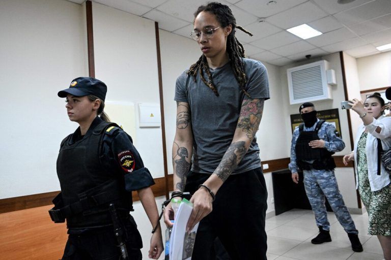 US-Basketballerin Brittney Griner wurde zu neun Jahren Haft verurteilt.AFP