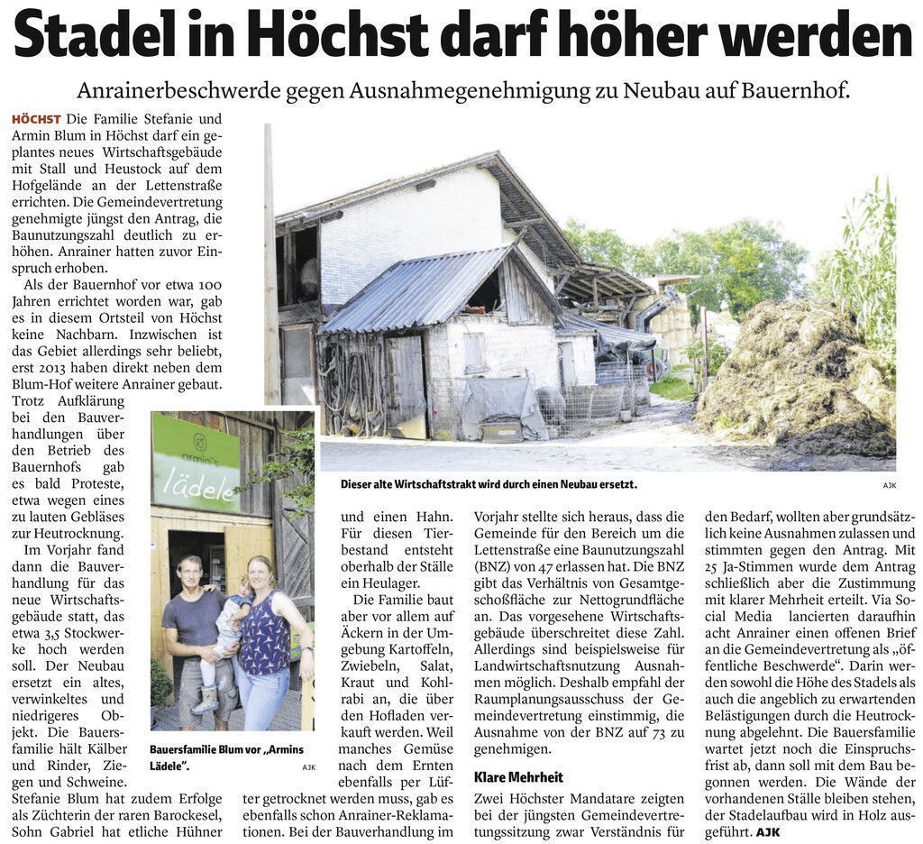 Ausbau Bauernhof