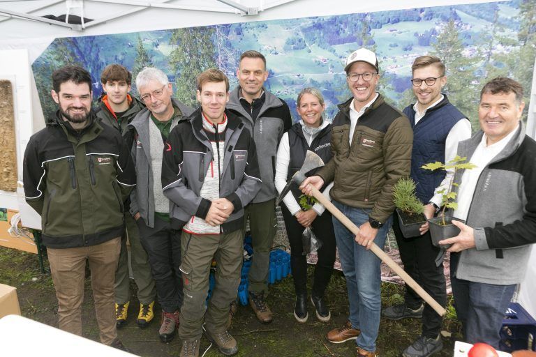 Auch Landesrat Christian Gantner besuchte das erste Waldfest im Feldkircher Reichenfeld. 