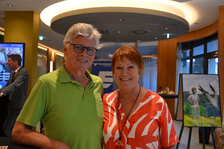 Unter den Vernissagegästen: Stefan und Connie Kresser.