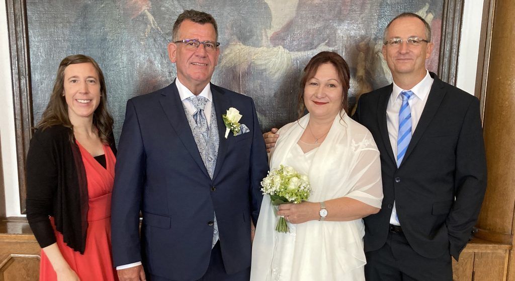 Hochzeit von Rosemarie Holler und Marjan Perc