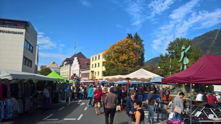 An diesem Wochenende laden zahlreiche Marktfahrer mit ihren Waren beim Bludenzer Herbstmarkt auf.Stadt bludenz