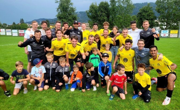 Auch nach sieben Runden steht der ECO-Park FC Hörbranz mit sieben Siegen und 21 Punkten an der Tabellenspitze der Vorarlbergliga. bms/3