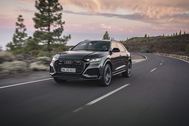 Audi Q8: Der Top-Typ unter den konventionell angetriebenen Hochbeinern der Ingolstädter hat mindestens 231 PS. Chef der Baureihe ist der RS mit 600 PS.