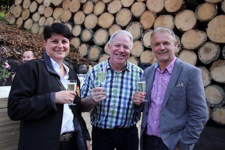 Barbara Lässer, Hanspeter Tauber und Walter Moosbrugger.