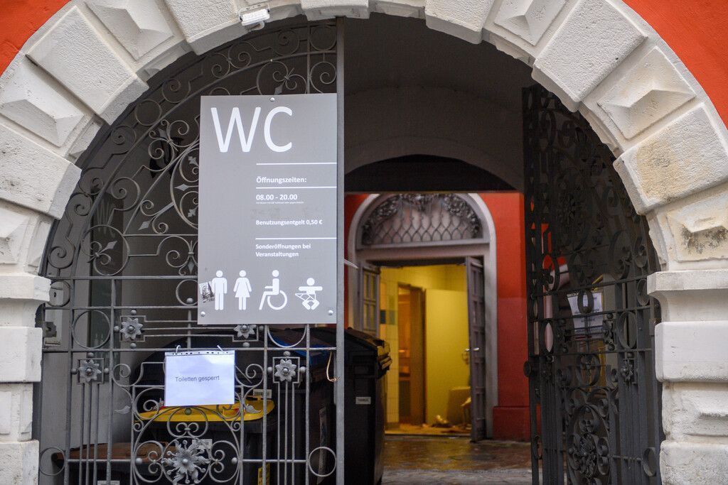 Explosion in ­öffentlicher Toilette
