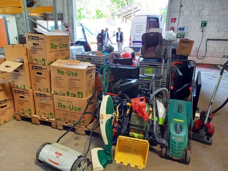 Beim Re-Use-Sammeltag können wieder gebrauchsfähige Haushaltsgegenstände im ASZ Bludenz abgegeben werden.Stadt Bludenz