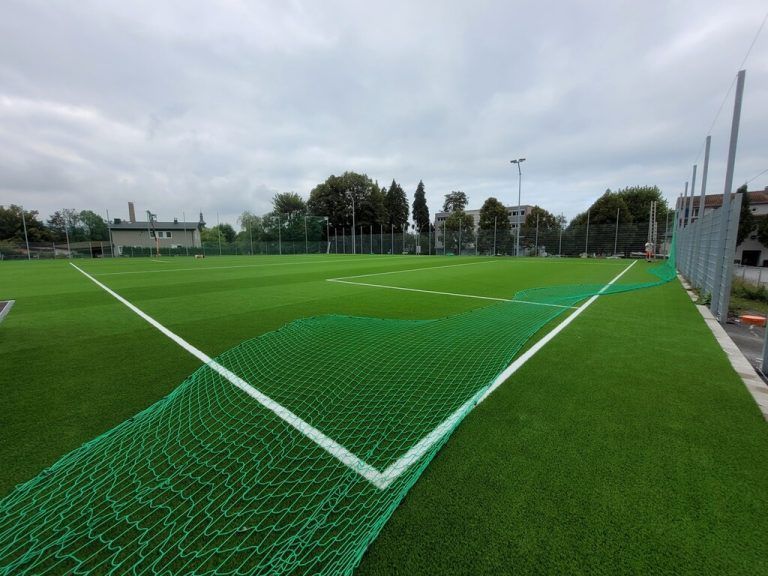 Der neue Kunst­rasenplatz in Lochau.