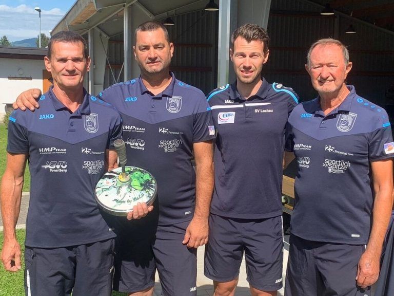 Die Aufsteiger: Harald, Robert, Abraham und Erich. svl