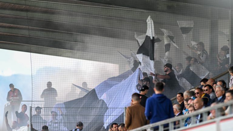 Die Linzer Fans sorgten für viel Rauch.