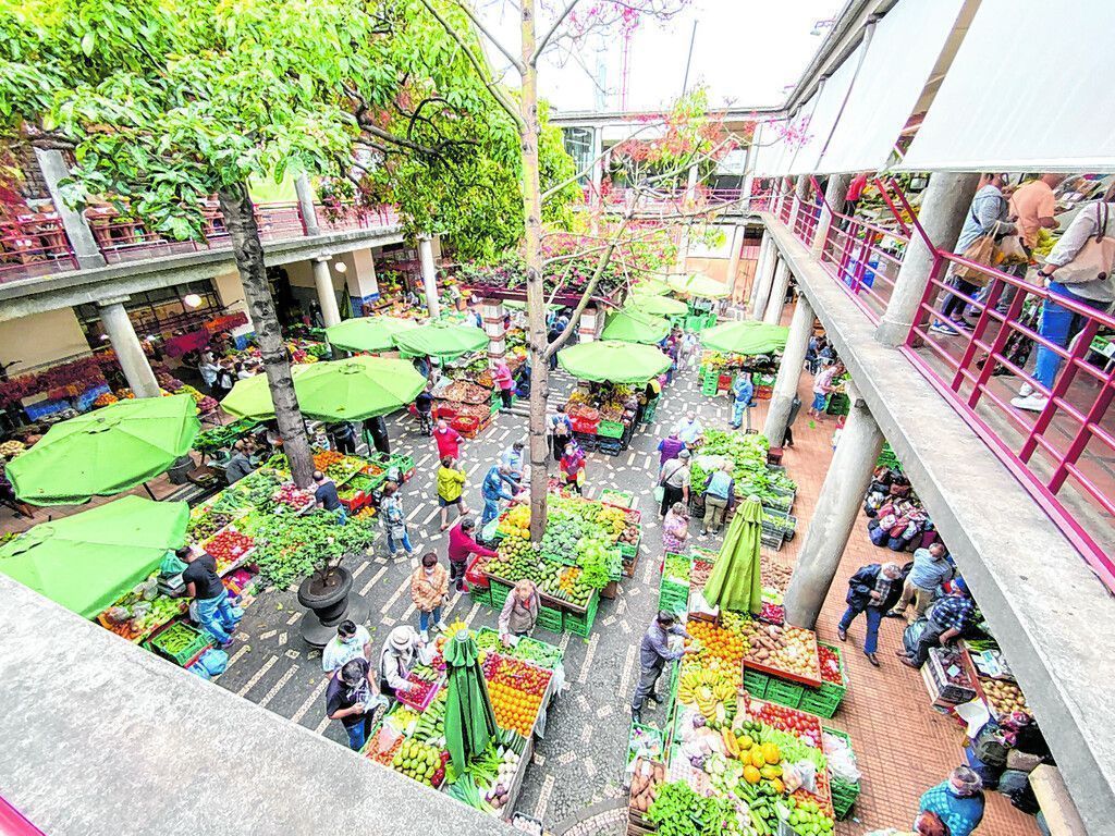 Am Samstag ist  Markttag in Funchal