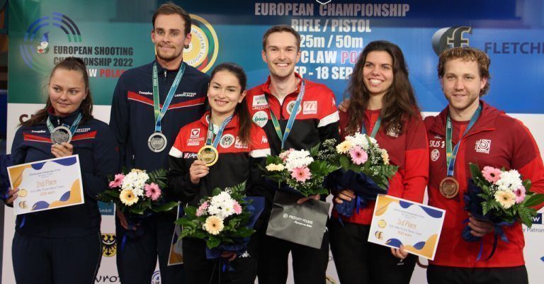 Die Mixed-Europameister Sheileen Waibel und Thomas Mathis.ÖSB