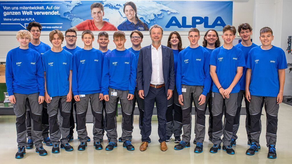 15 neue Alpla-Lehrlinge