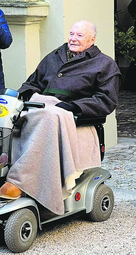 Franz Josef Waldburg-Zeil an seinem 95. Geburtstag im März diesen Jahres.