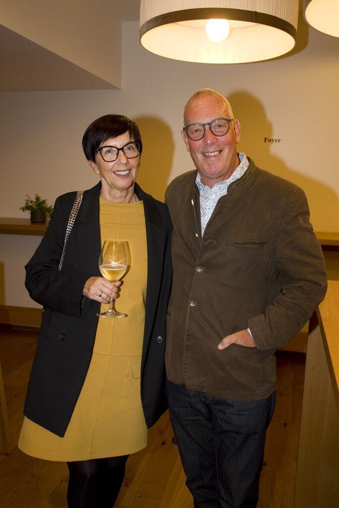 Ingrid Böhler und Gerhard Schmid genossen die Feier.