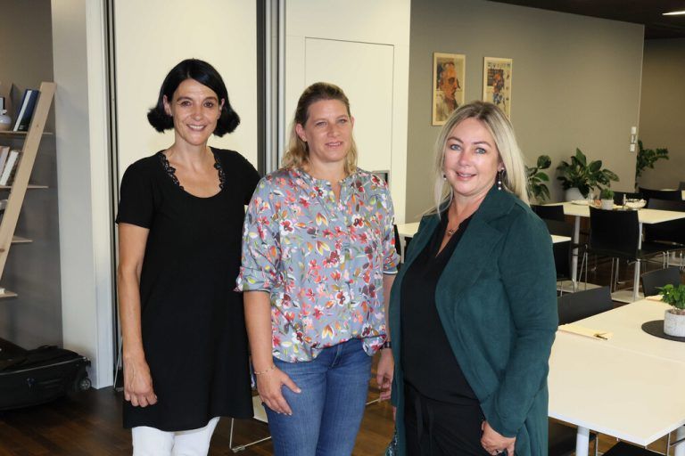 Karin Grabher (Längle Glas), Petra Vogl-Mayer (Modehaus Mayer) und Kerstin Mathis (Längle Glas).