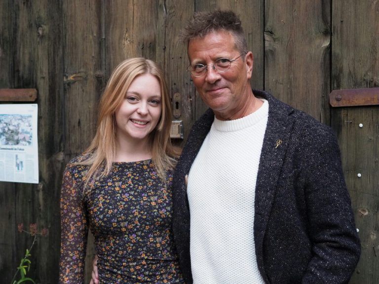 Lektorin Chiara Juriatti und Verleger Rainer Juriatti.