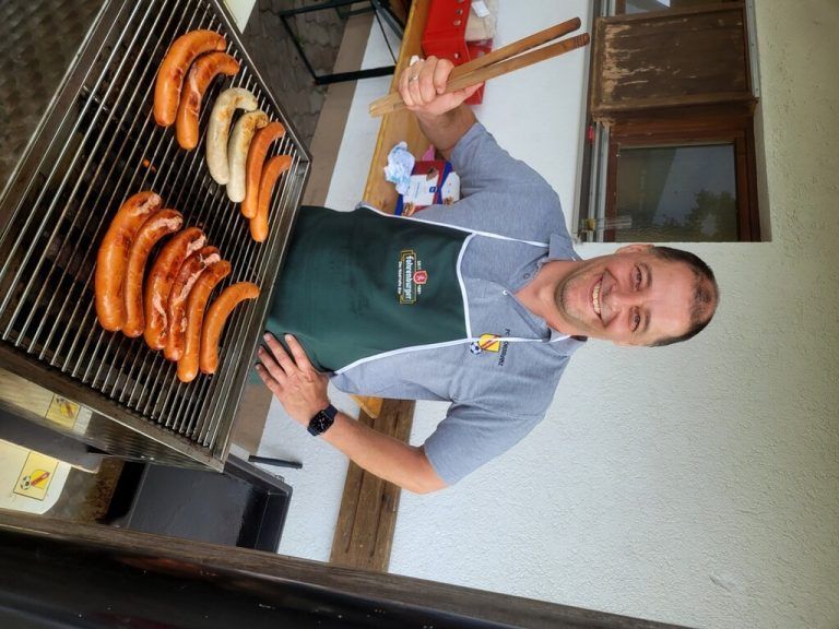 Martin Kienreich am Grill.