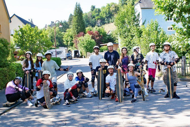 Neben Workshops zu den eigenen Stärken und Kompetenzen standen in Luxemburg viele sportliche Outdooraktivitäten auf dem Programm.Nordstadjugend