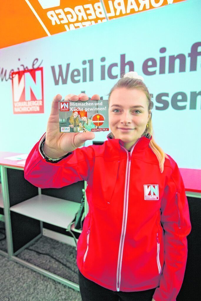 Beim VN-Messegewinnspiel mitmachen und eine olina-Traumküche gewinnen