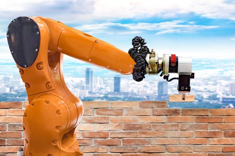 Robotertechnologie wird in der Baubranche immer bedeutender. Shutterstock