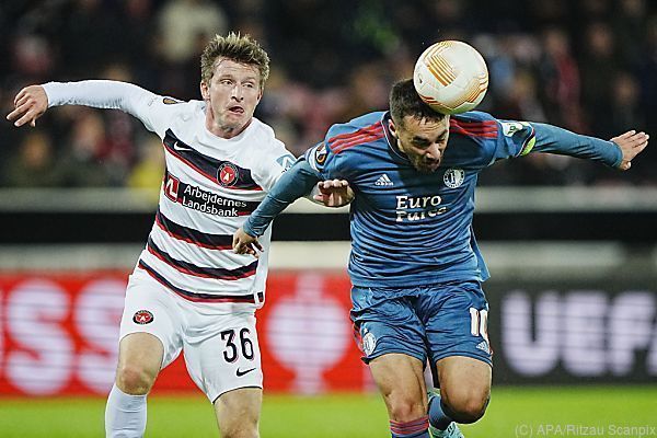 Midtjylland und Feyenoord trennen sich in Sturm-Gruppe 2:2