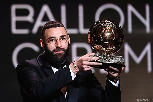 Karim Benzema erstmals mit Ballon d'Or ausgezeichnet
