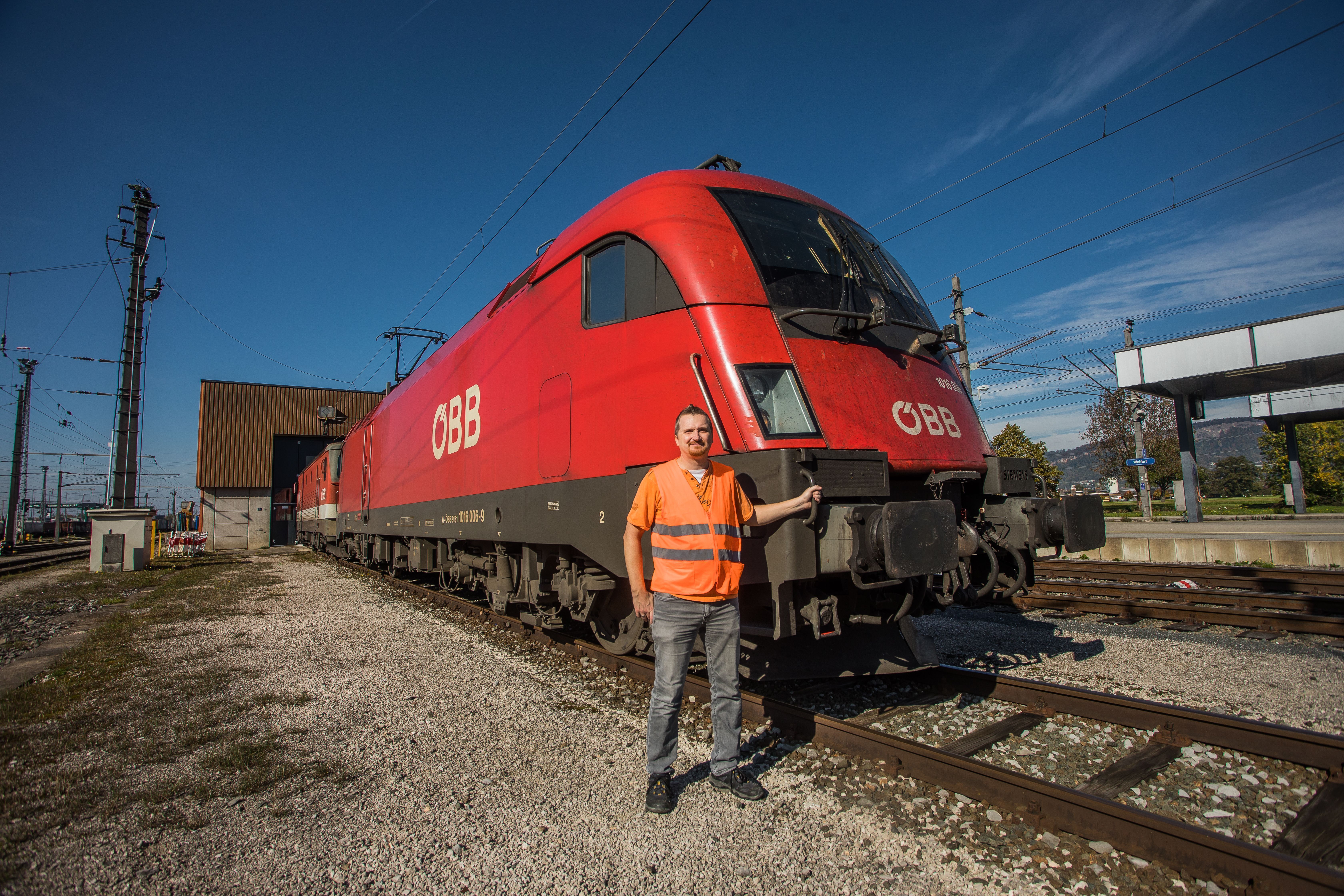 Jürgen Köfler ist seit über 20 Jahren Lokführer. <span class="copyright">VN/Steurer</span>