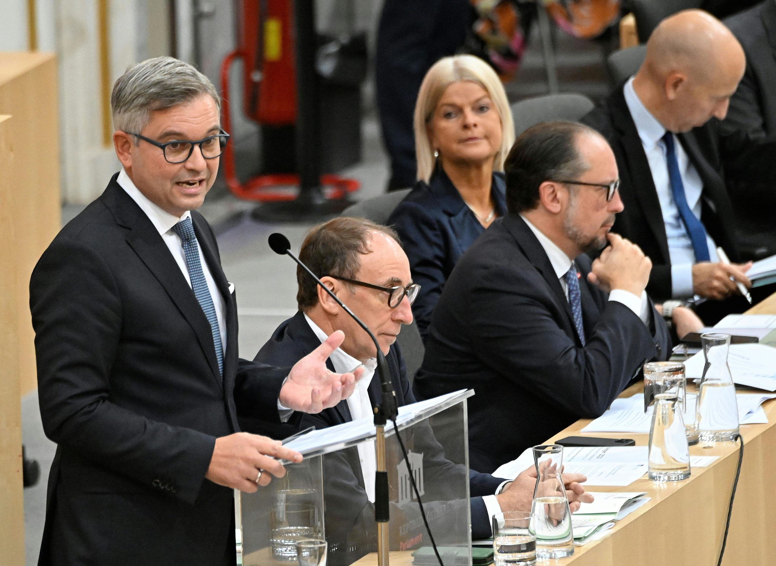 Budgetreden-Debüt für Brunner