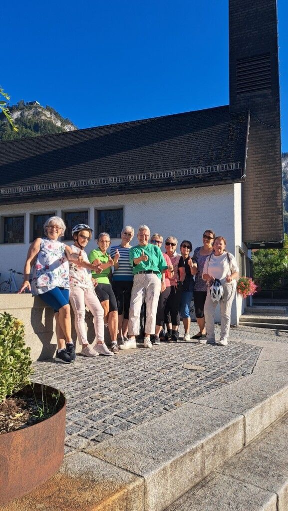 Abschluss der Kneipp-Radlergruppe.Kneipp-Aktiv-Club Wolfurt