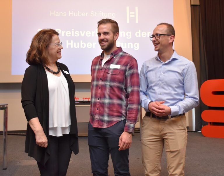 Ausgezeichnet: Florian Lässer und Matthias Reiner. hhs