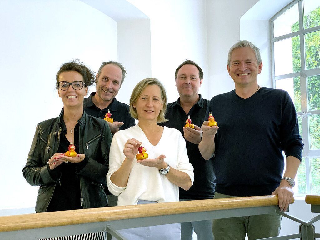 Ein Christbaumentchen für Netz für Kinder