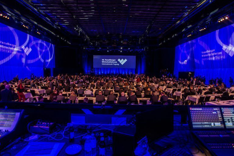 Das Vorarlberger Wirtschaftsforum findet am 10. November im Festspielhaus Bregenz statt. vn/Steurer