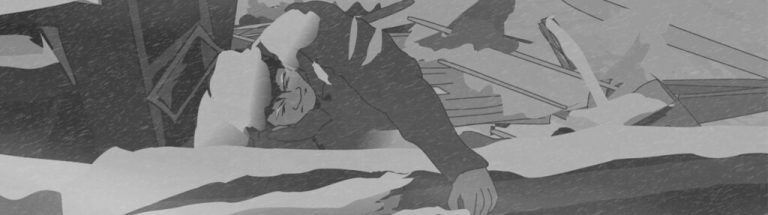 Der Animationsfilm von Autor und Zeichner Wolfgang Tschallener erzählt die Geschichte des Lawinenunglücks in Blons im Jahre 1954.Wolfgang Tschallener