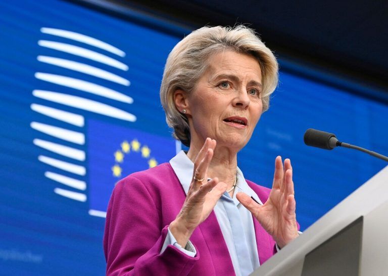 Die EU verfüge nun über einen „sehr guten und soliden Fahrplan“ in der Energiekrise, sagte Kommissionspräsidentin Ursula von der Leyen.AFP