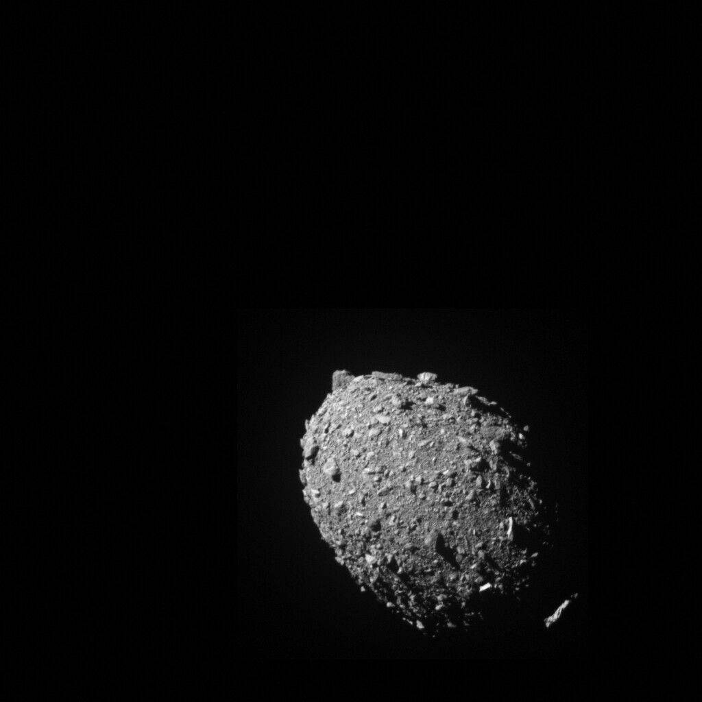Richtung von Asteroid verändert
