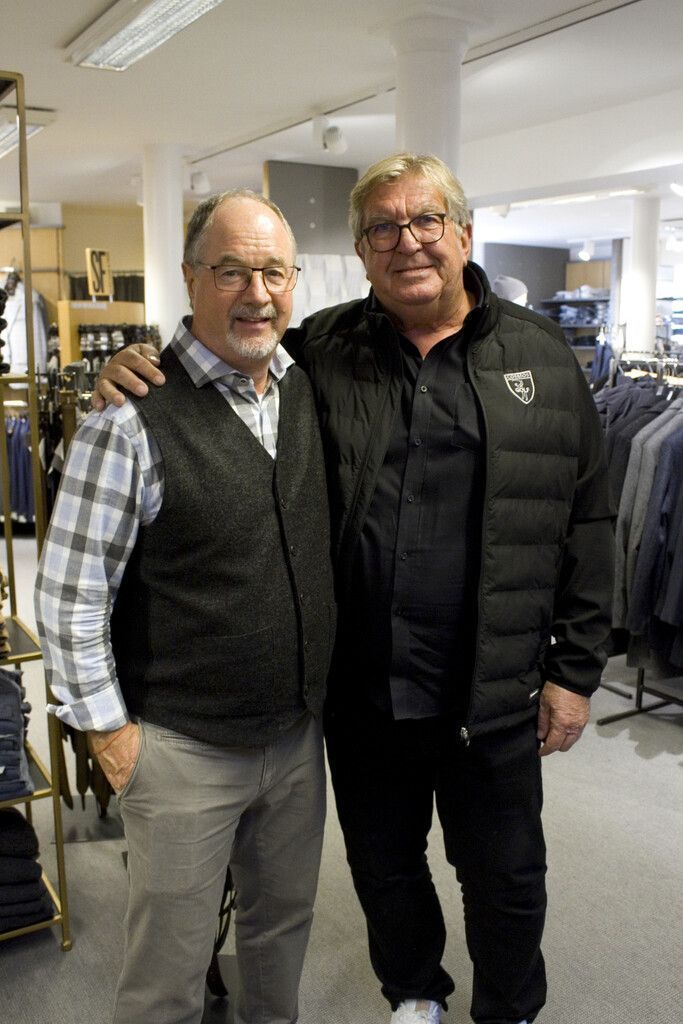 Fachgespräche: Reinhard Müller und Armin Härdlein.