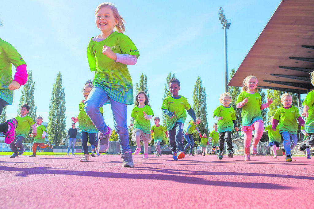 Der Marathon bewegt auch die Kleinen